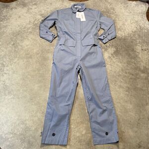 Thakoon Utility Jumpsuit Womens XS‎ FD Faded Blue Cotton Casual Lightweight JM01